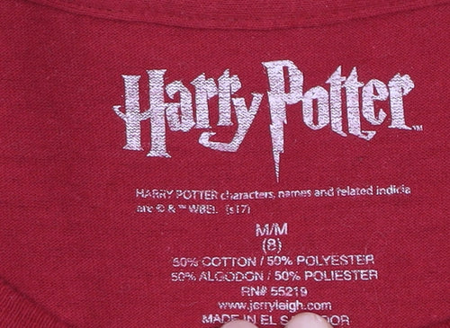Harry Potter Boys Red Gryffindor T-Shirt Medium