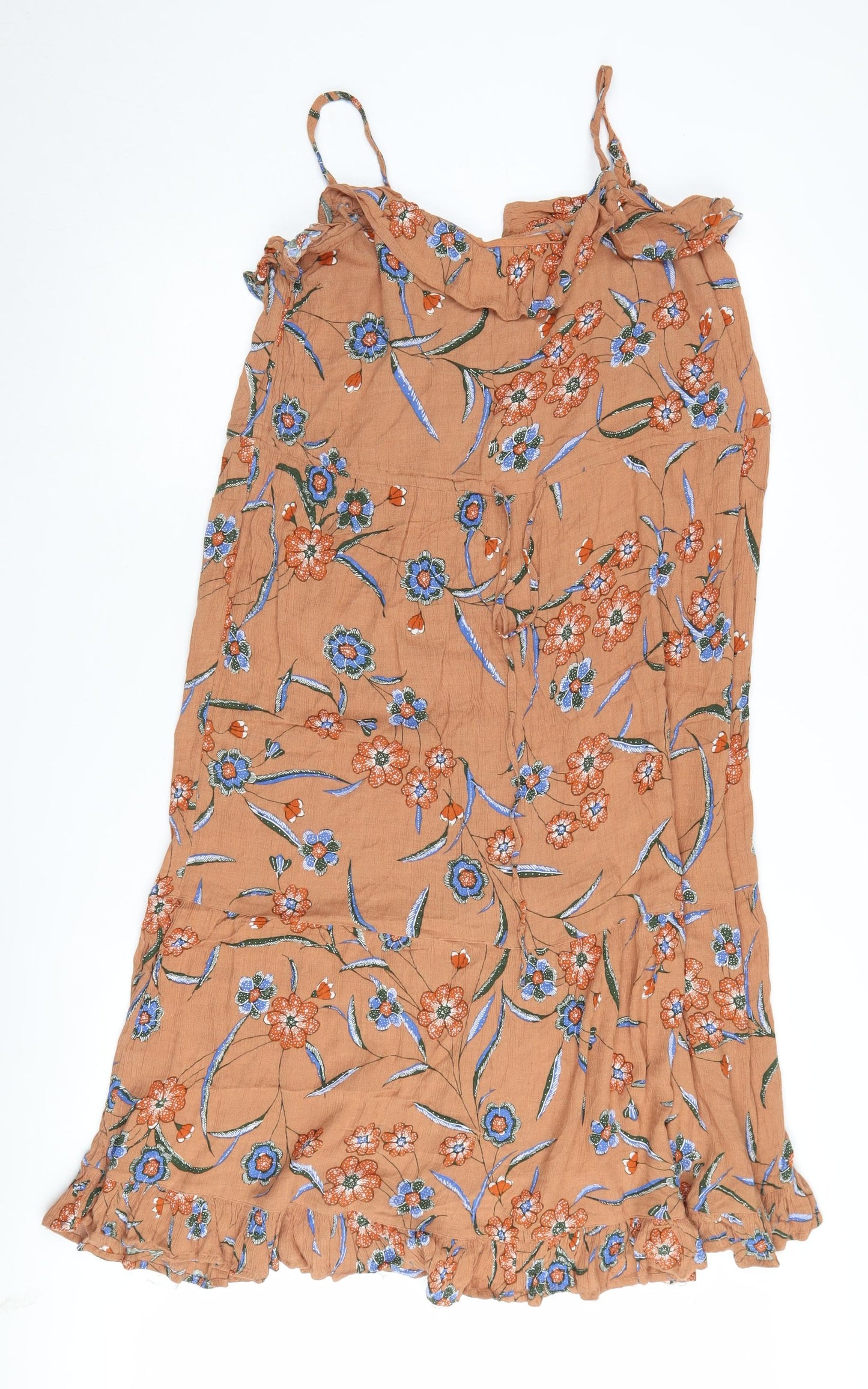 Fat Face Women's Floral Slip Dress, Size 14, Multicoloured