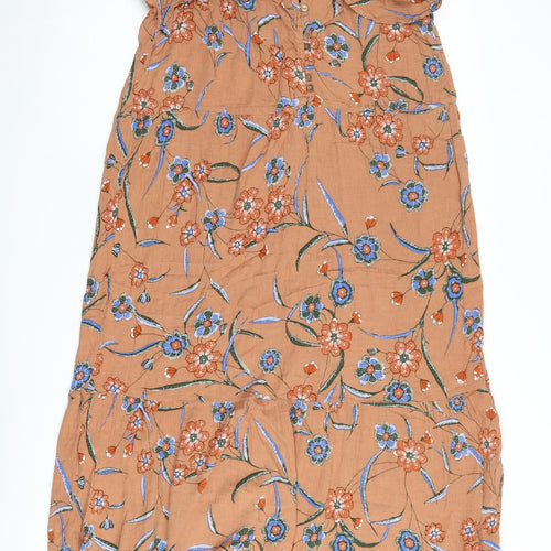 Fat Face Women's Floral Slip Dress, Size 14, Multicoloured