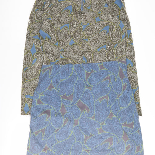 Boden Women's Multicoloured Paisley Shift Dress Size 12