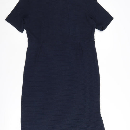 White Stuff Women's Blue Sheath Dress Size 12