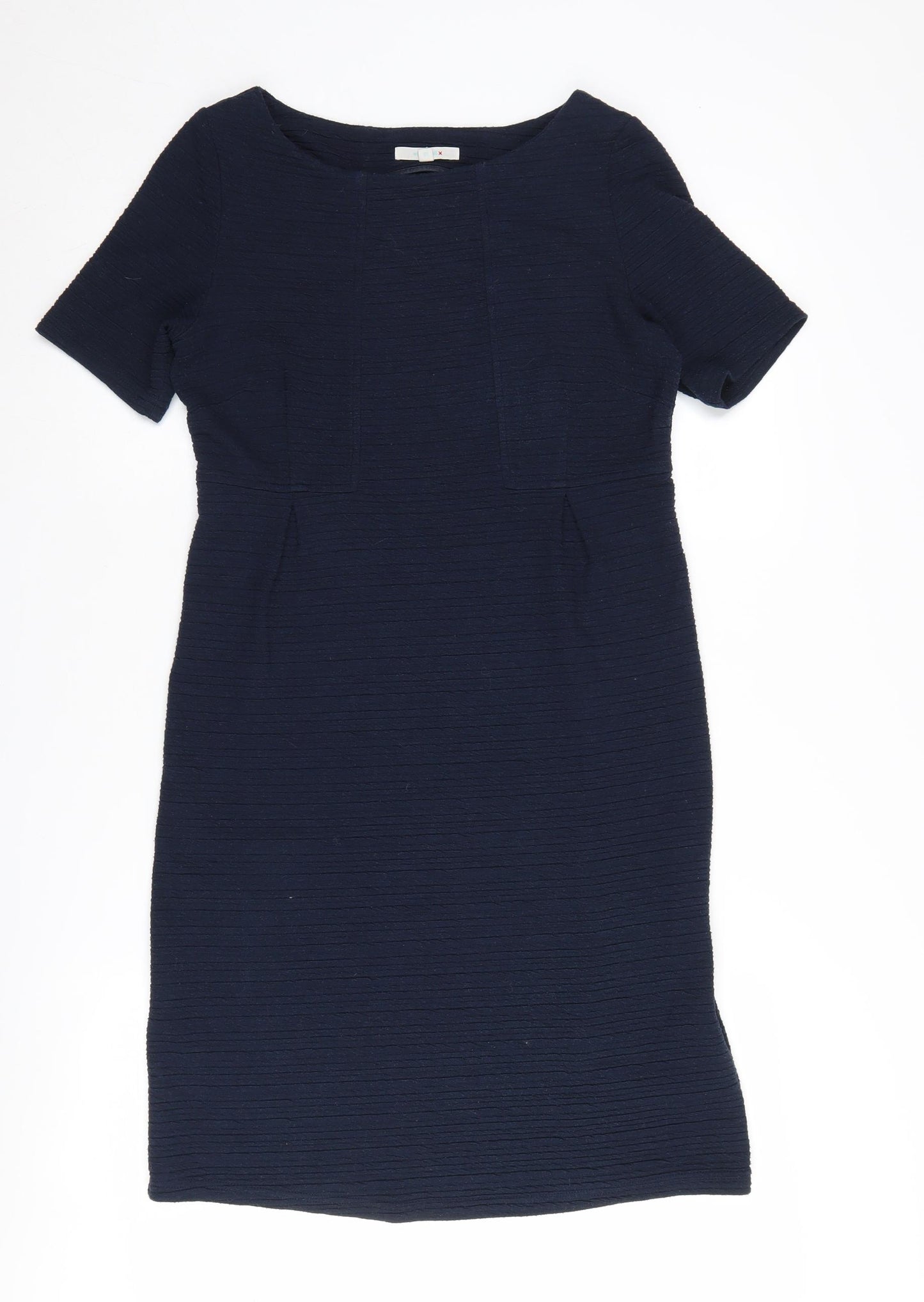 White Stuff Women's Blue Sheath Dress Size 12