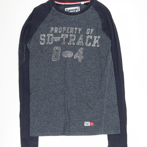 Superdry Men's Grey Long Sleeve T-Shirt M