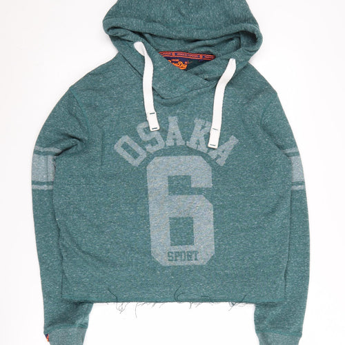 Superdry Women's Green Vintage Logo Pullover Hoodie - M
