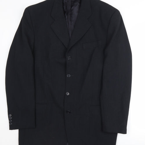 Daniel Hechter Men's Black Blazer Jacket 40L