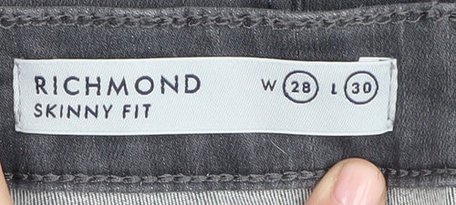 Jigsaw Men's Grey Skinny Jeans, Size 28 Slim Fit