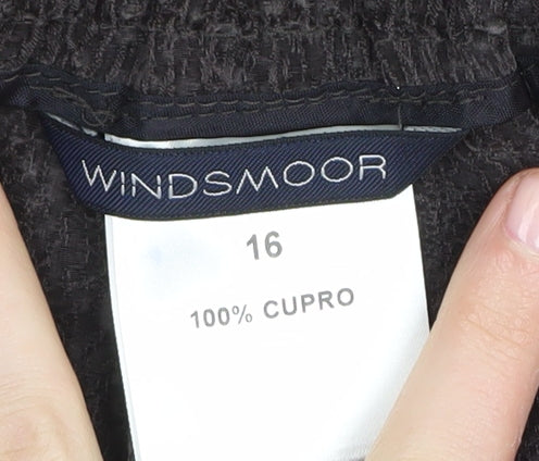 Windsmoor Women's Brown Straight Trousers, Size 16