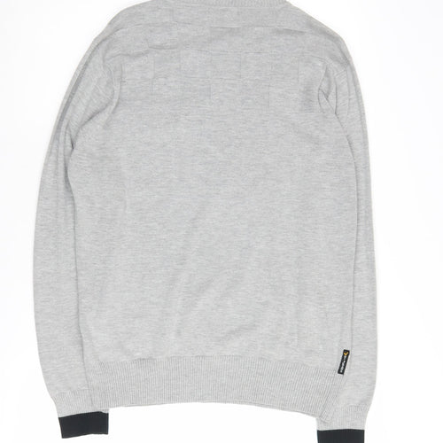 Voi Jeans Men's Grey L Pullover Crew Neck Jumper