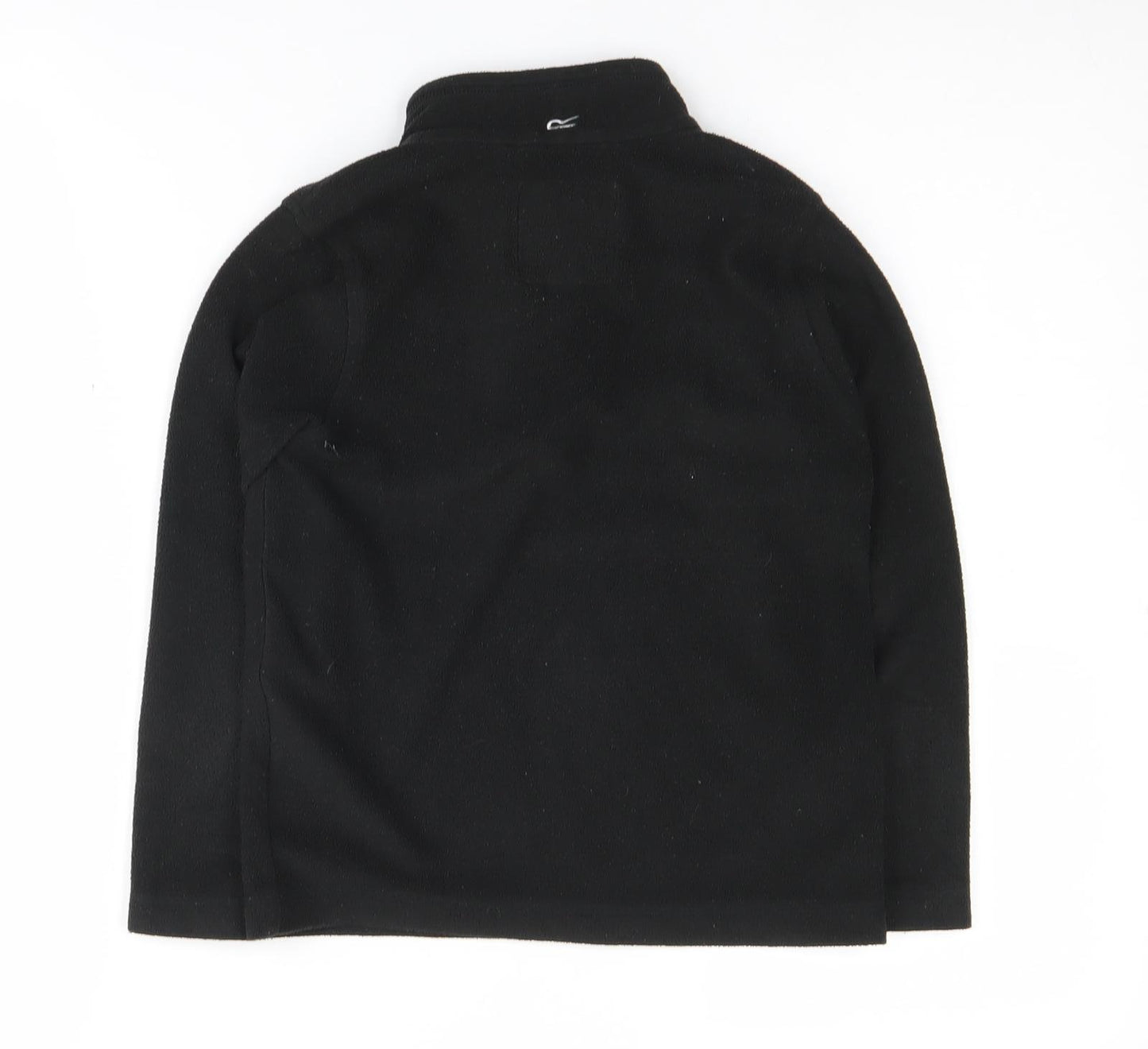 Regatta Boys Black Fleece 1/4 Zip Sweatshirt 7-8Y Outdoor