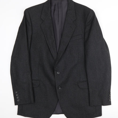 Austin Reed Men's Black Pinstripe Blazer Jacket 44