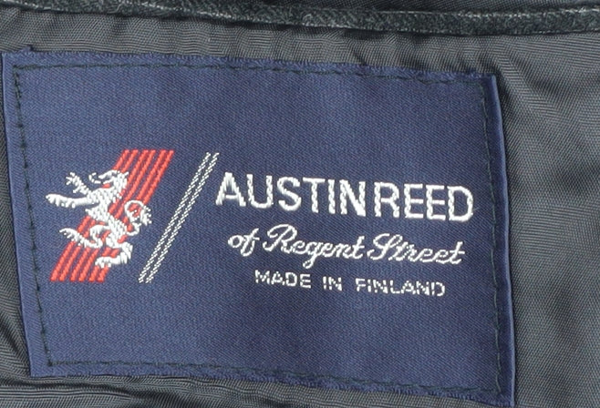 Austin Reed Men's Black Pinstripe Blazer Jacket 44