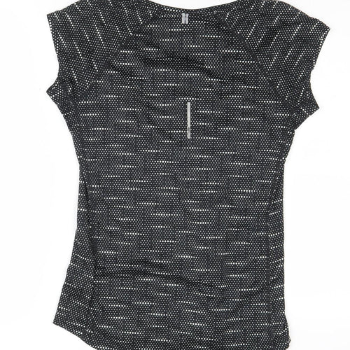 Nike Women's Black Polka Dot Running T-Shirt Size S