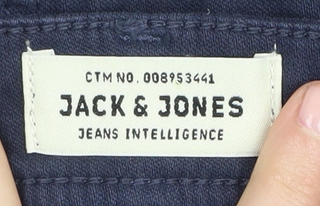 Jack & Jones Men’s Blue Slim Straight Jeans 27W 30L