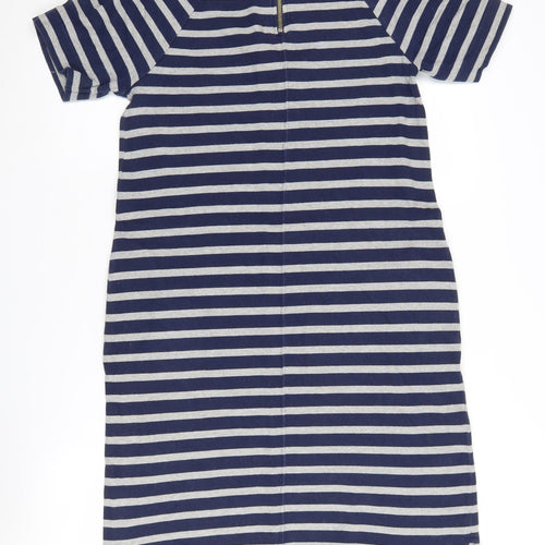 Fat Face Women's Navy Striped Shift Dress UK 10