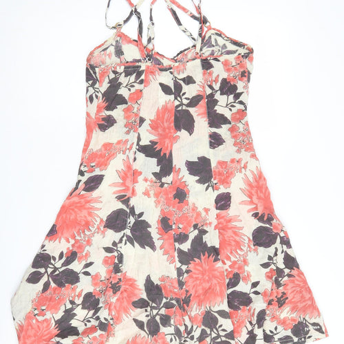 Fat Face Women's Floral Playsuit, Size 8, Multicoloured