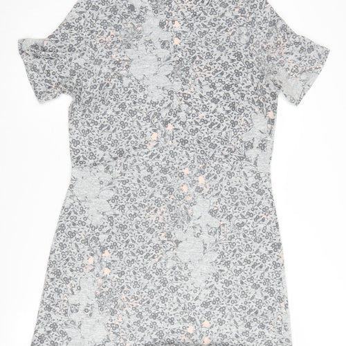 White Stuff Women's Grey Floral Dress Size 10