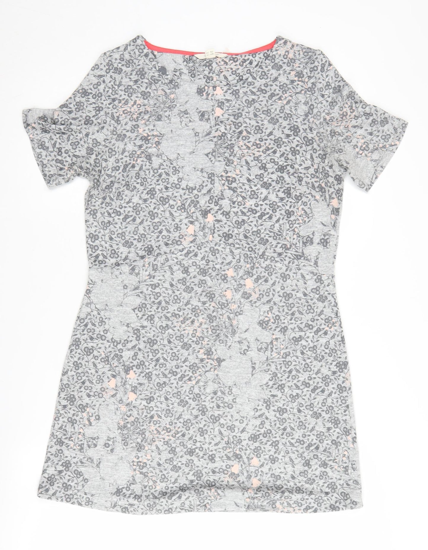 White Stuff Women's Grey Floral Dress Size 10