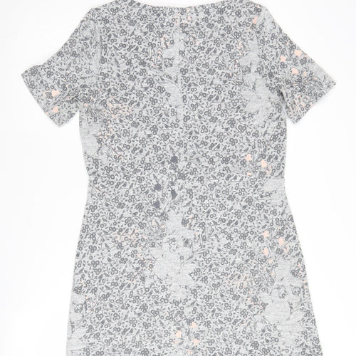 White Stuff Women's Grey Floral Dress Size 10