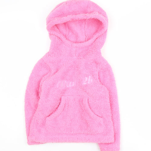 Dare 2b Girls Pink Fleece Pullover Hoodie - 9-10 Years