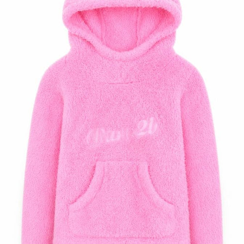 Dare 2b Girls Pink Fleece Pullover Hoodie - 9-10 Years