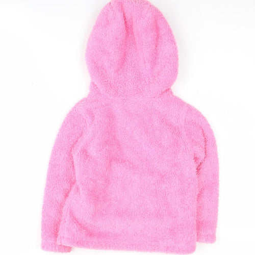 Dare 2b Girls Pink Fleece Pullover Hoodie - 9-10 Years