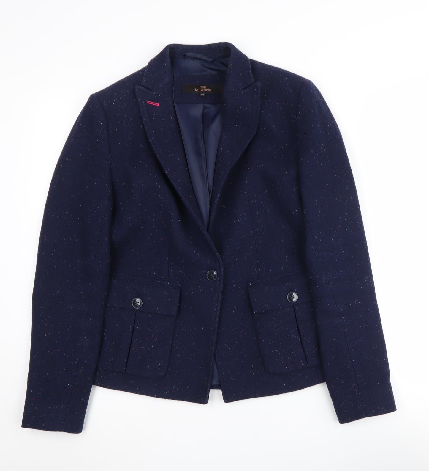 Next Women’s Blue Wool Blend Blazer Size 12