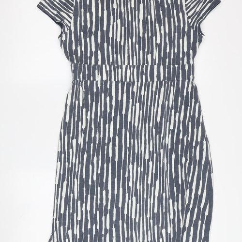 Boden Women's Multicoloured Striped A-Line Dress