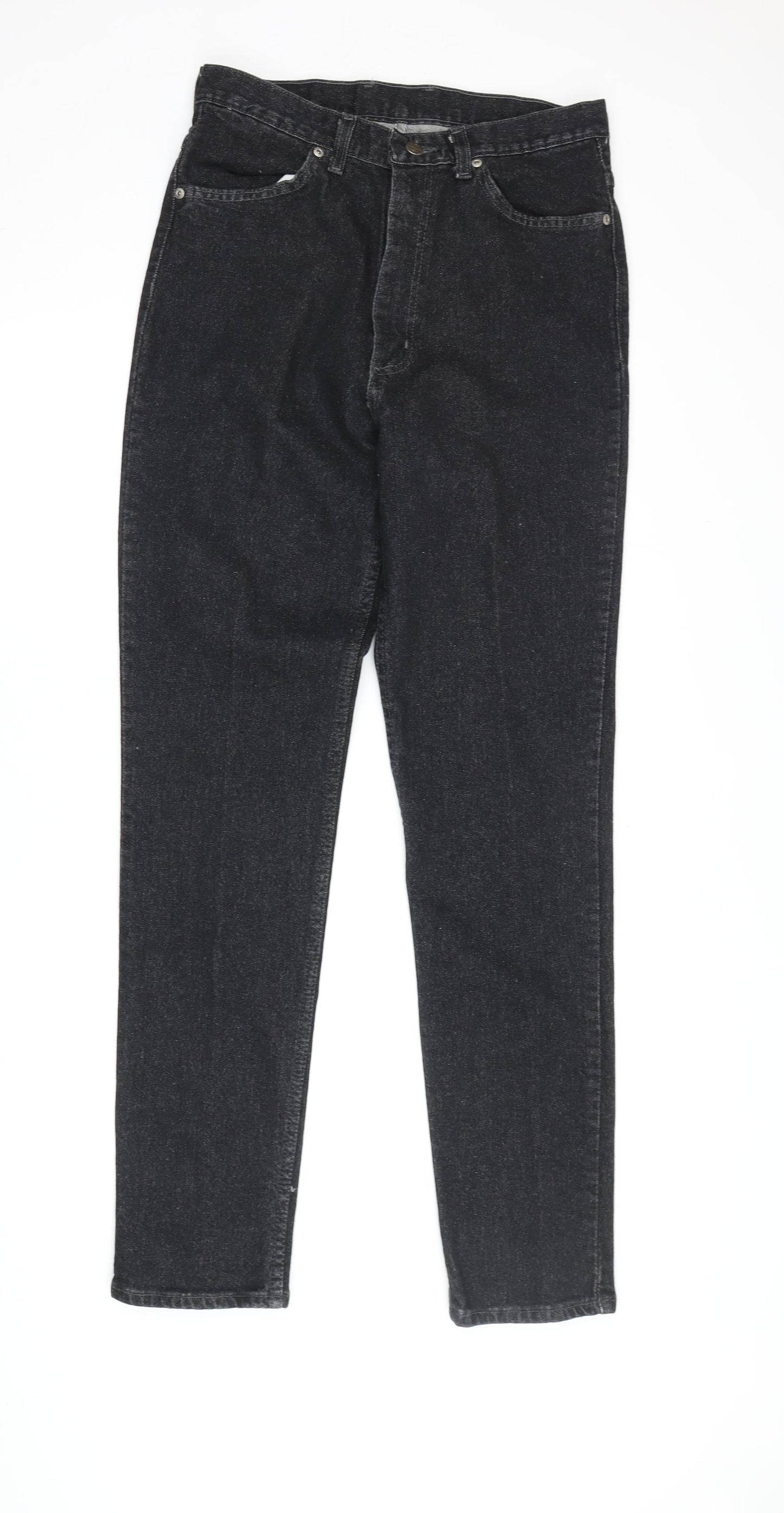 Wrangler Women's Black Straight-Leg Jeans Size 16