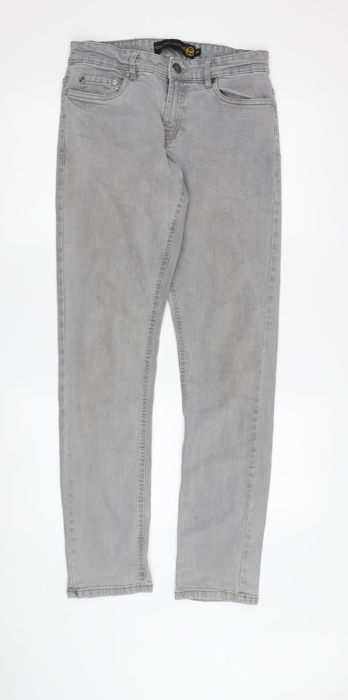 Fremont + Harris Grey Skinny Men's Jeans 28R