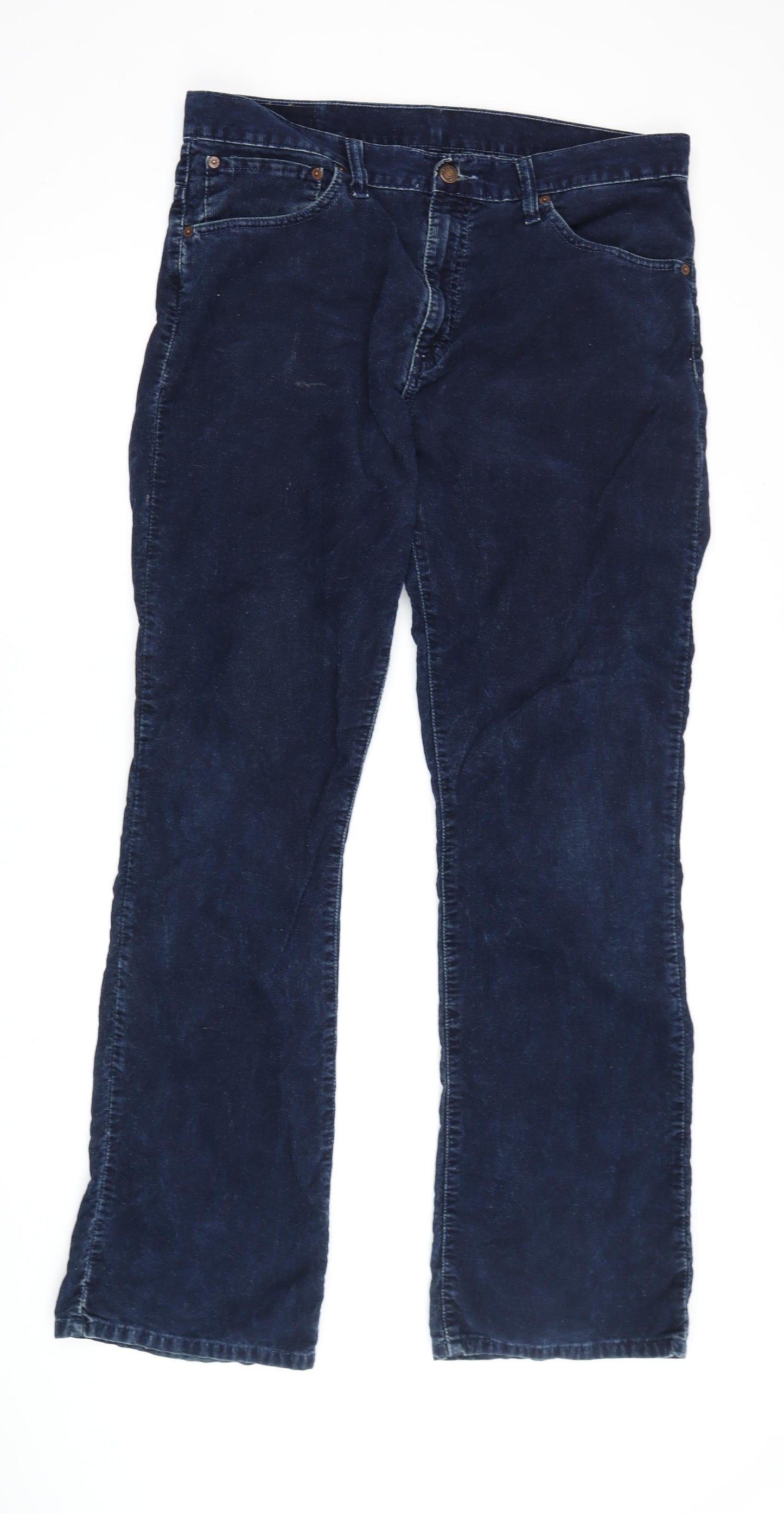 Levi's Men's Blue Corduroy Trousers Size 34