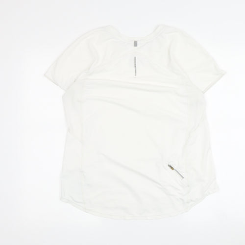 Nike Women's White Dri-FIT T-Shirt L