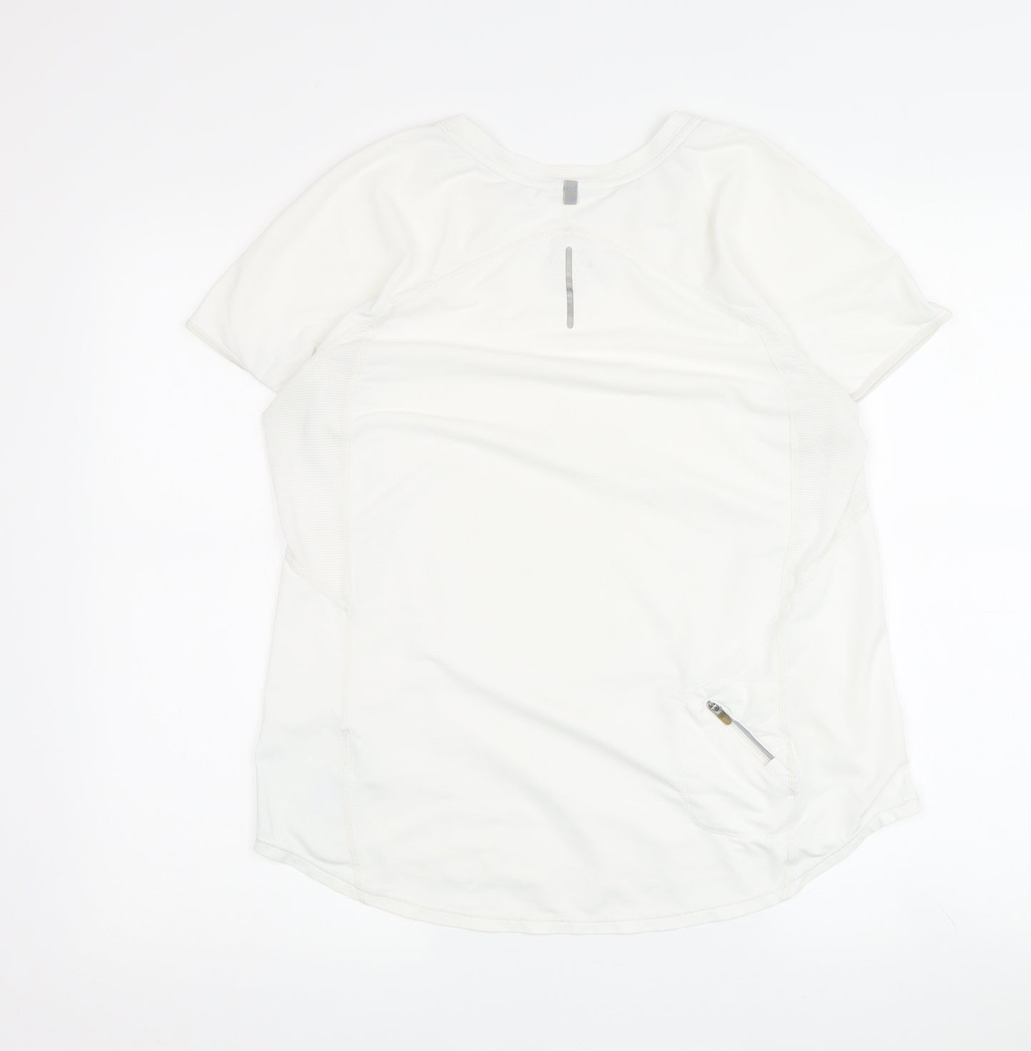 Nike Women's White Dri-FIT T-Shirt L