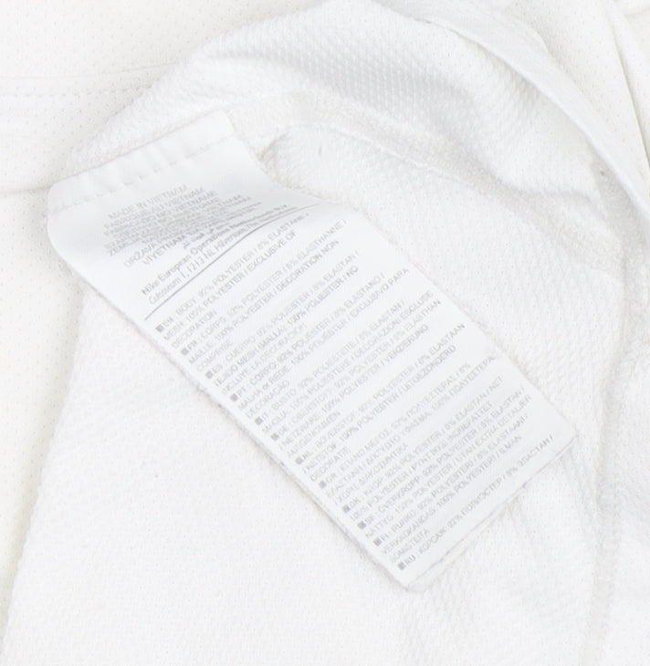 Nike Women's White Dri-FIT T-Shirt L