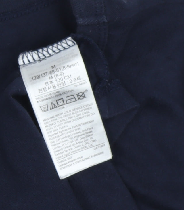 GAP Boys Black Solar System Graphic T-Shirt M