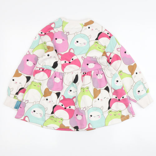 Marks and Spencer Multicoloured Girls T-Shirt Dress, Size 5-6