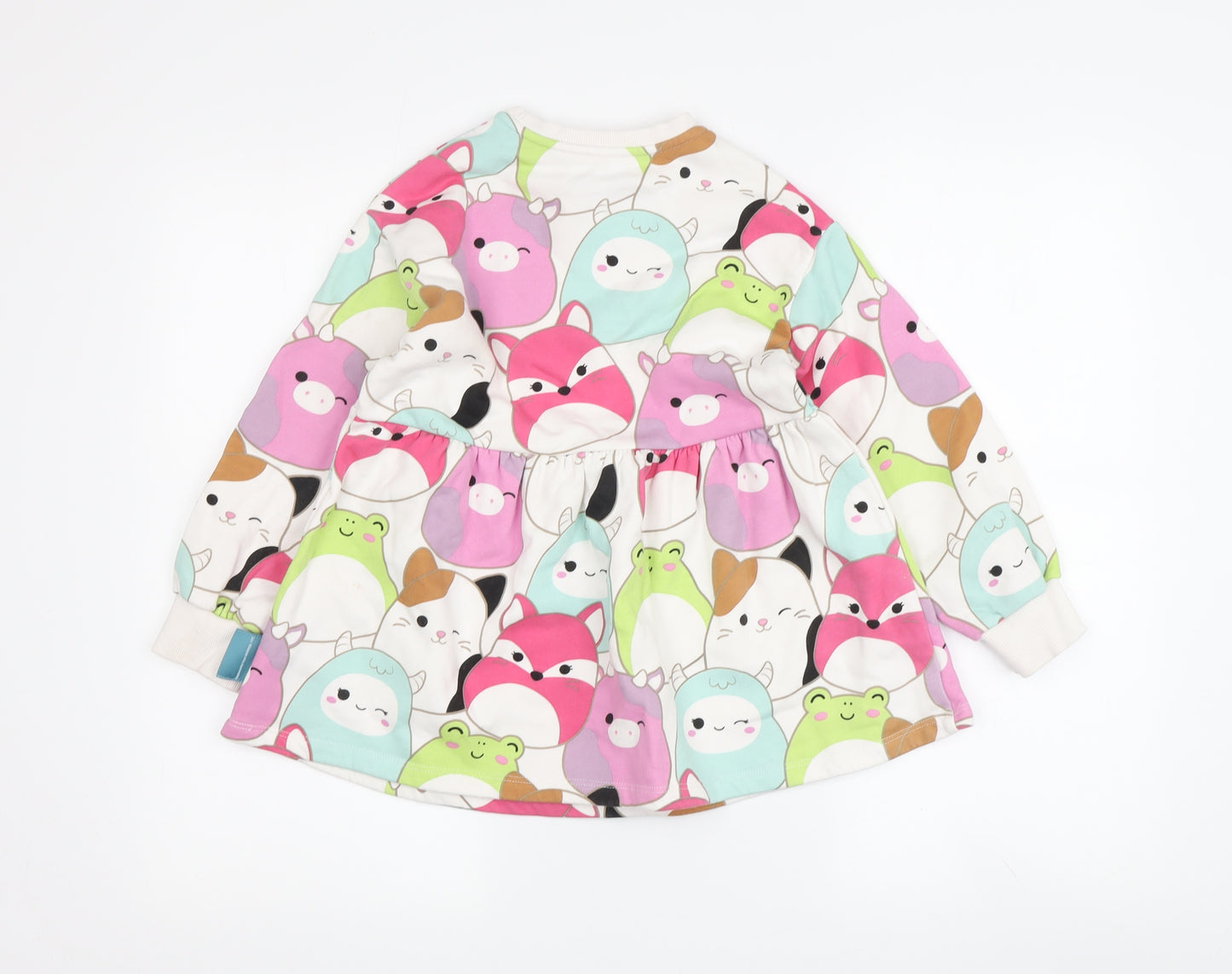 Marks and Spencer Multicoloured Girls T-Shirt Dress, Size 5-6