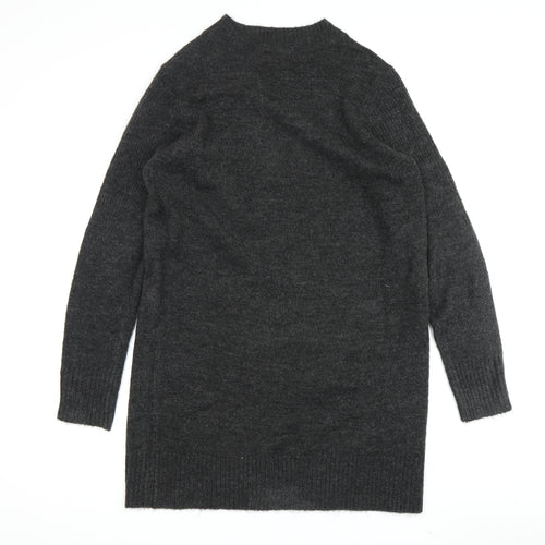 JDY Women's Black Crew Neck Pullover Jumper, S, Wool Blend