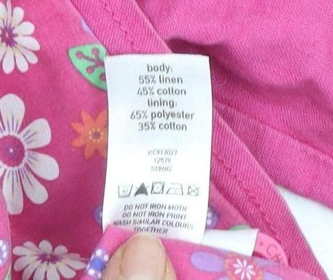 Cherokee Girls Pink Embroidered Jacket 3-4 Years