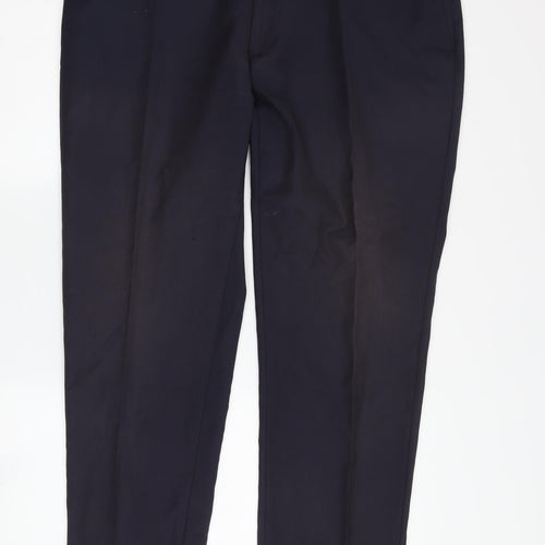 Charles Tyrwhitt Men's Black Slim Fit Dress Pants