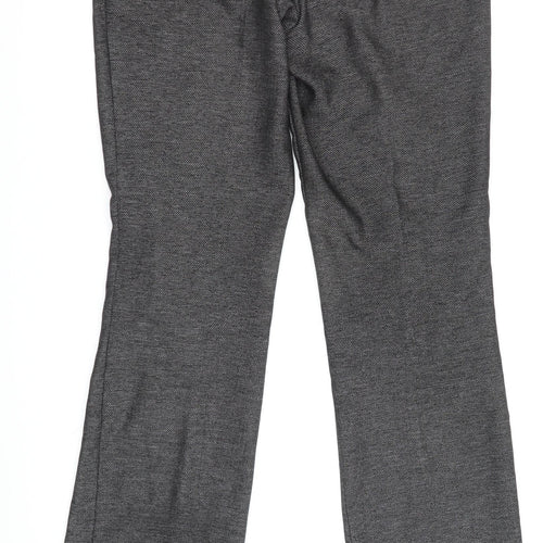 Next Women's Grey Straight Dress Pants Size 10L