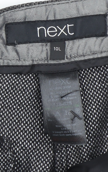 Next Women's Grey Straight Dress Pants Size 10L