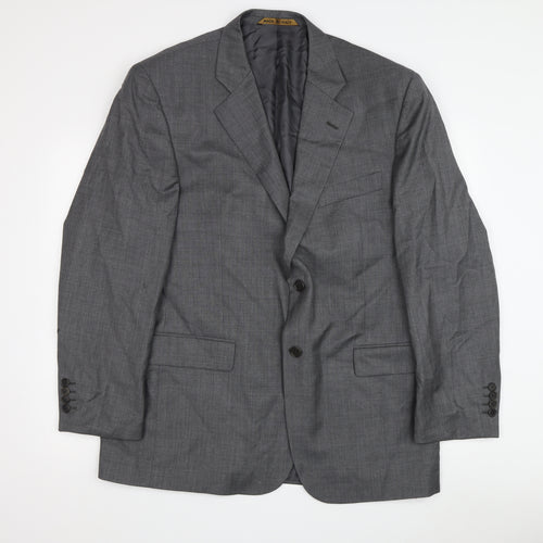 Marks and Spencer Men's Grey Blazer 44 Regular Fit