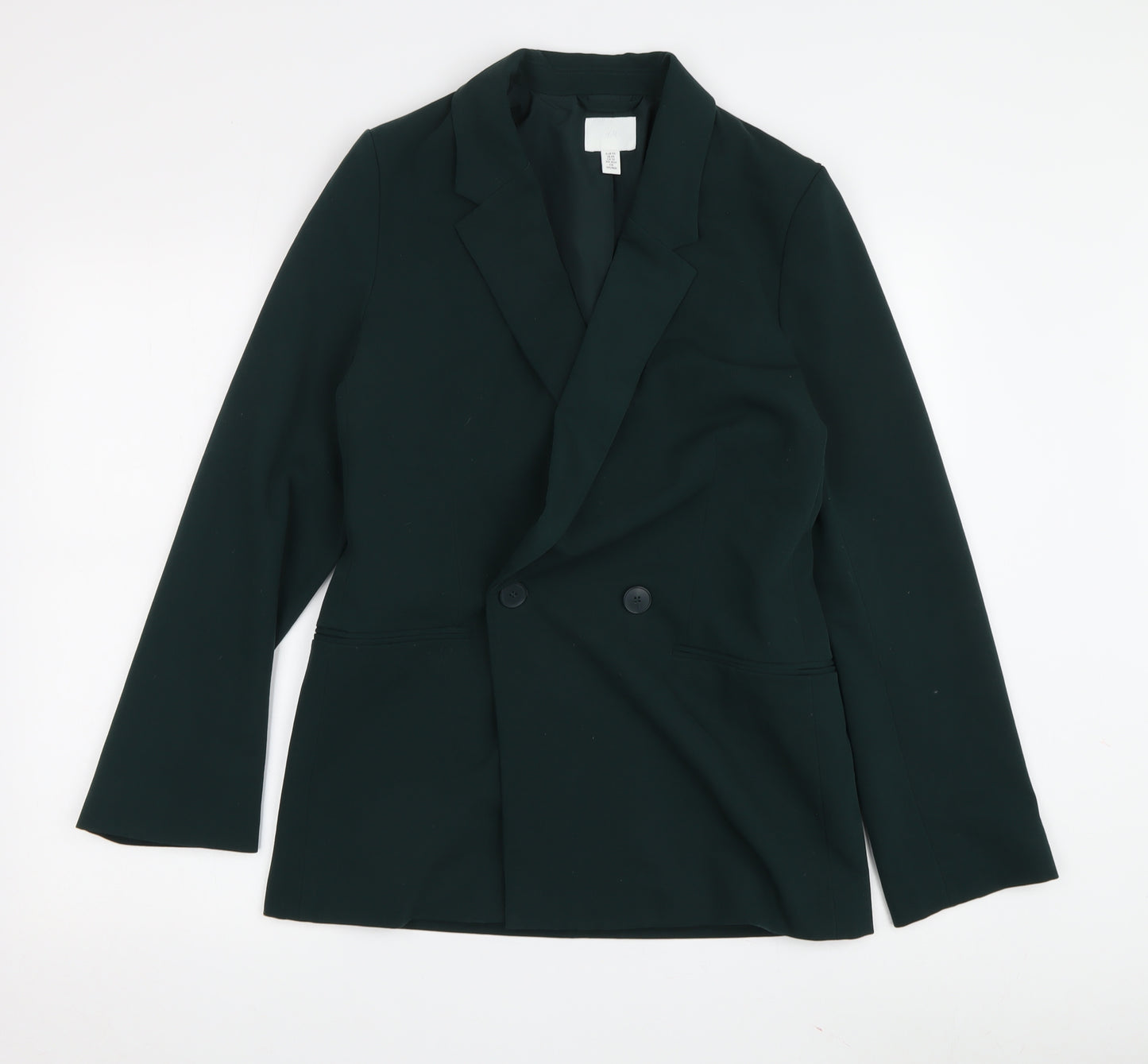 H&M Women's Green Blazer XS - Professional & Stylish