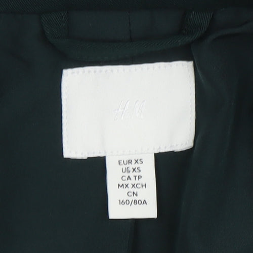 H&M Women's Green Blazer XS - Professional & Stylish