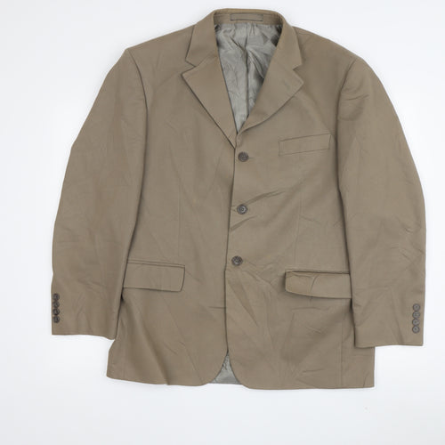 Marks & Spencer Men's Brown Blazer - Size 40S, Classic Fit, Autumn Ready