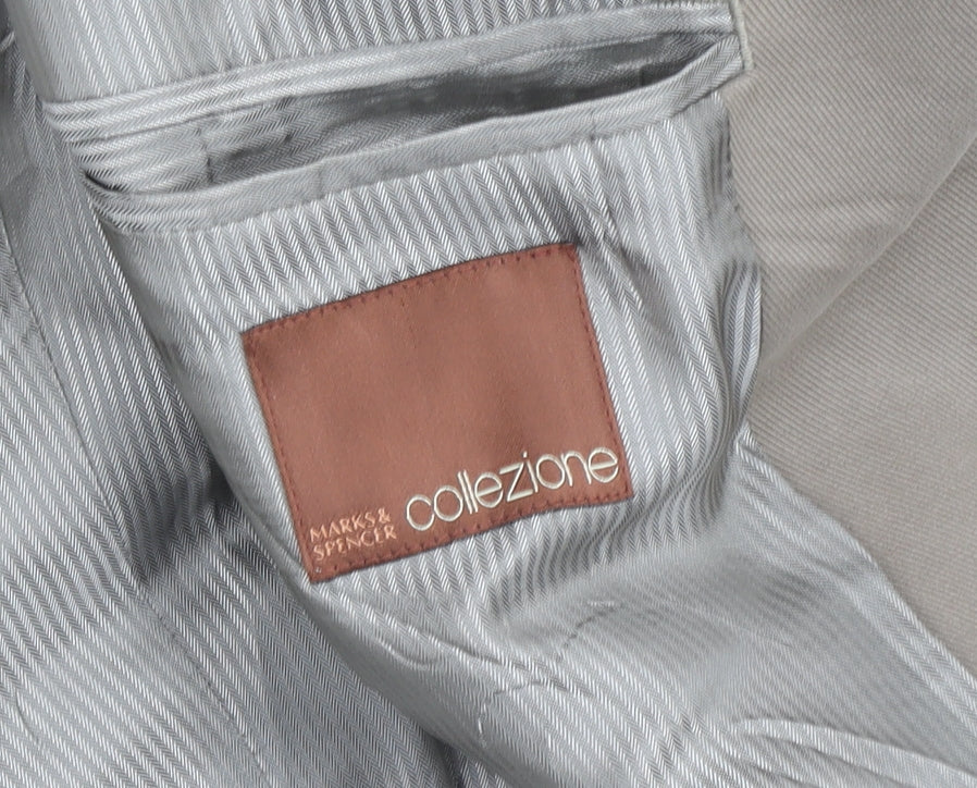 Marks & Spencer Men's Brown Blazer - Size 40S, Classic Fit, Autumn Ready