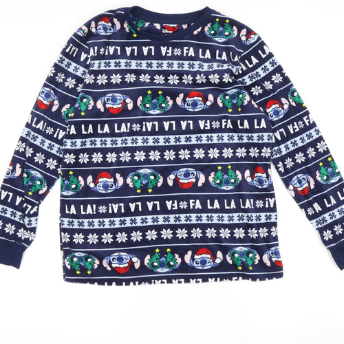 Disney Boys Stitch Long Sleeve Pyjama Top 9-10 Years