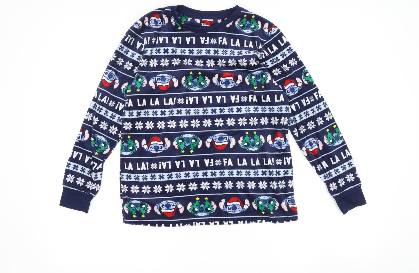 Disney Boys Stitch Long Sleeve Pyjama Top 9-10 Years