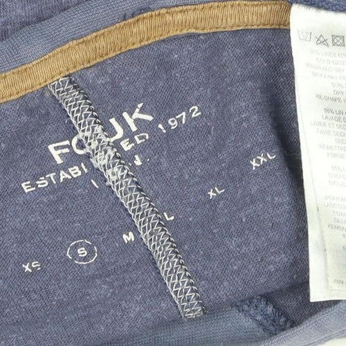 French Connection Blue Unisex T-Shirt S