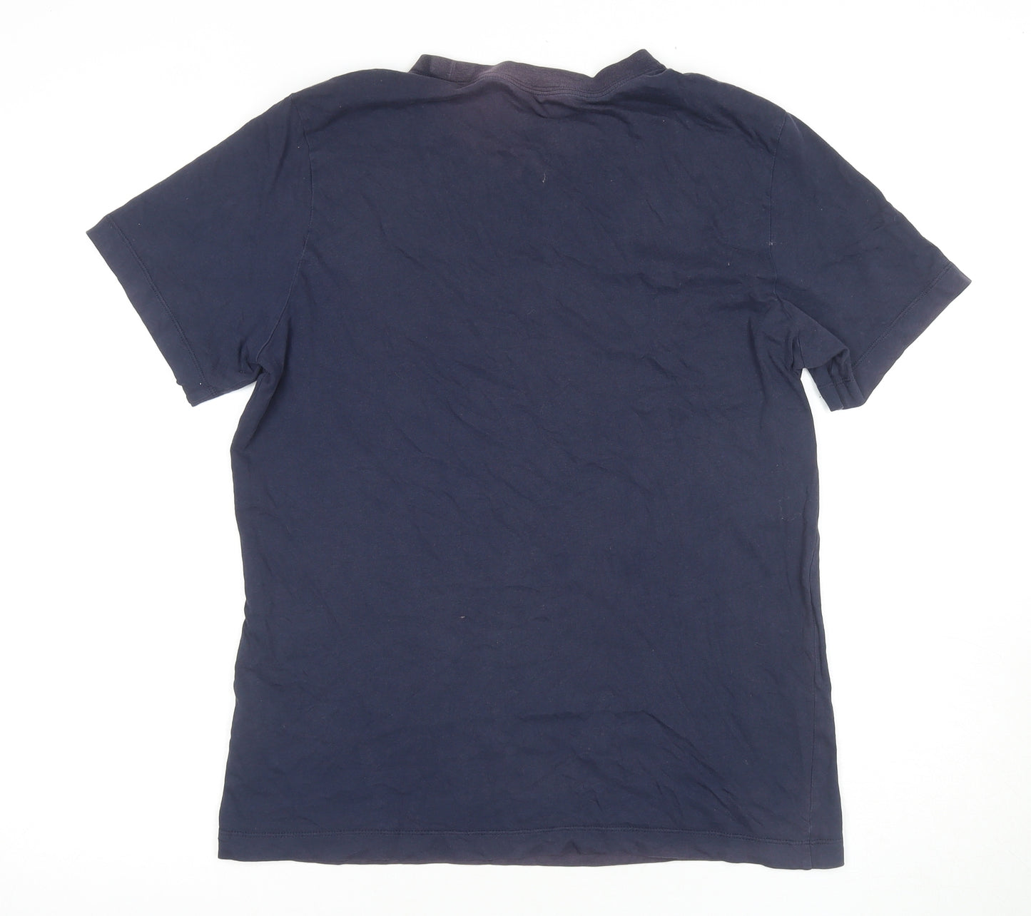 Nike Men's Blue Medium Logo T-Shirt